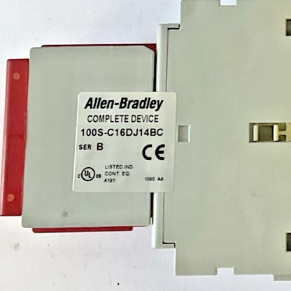 ALLEN BRADLEY 100S-C16DJ14BC CONTACTOR SER.B | 100-C16D*10 W/ 100S-F1