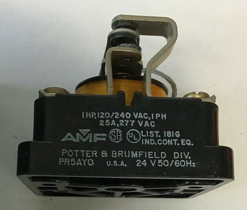 POTTER & BRUMFIELD PR5AYO RELAY SPDT 25A 24 VAC 2