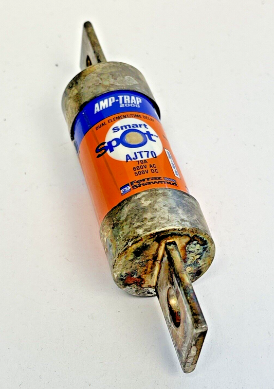 FERRAZ SHAWMUT - AJT70 - AMP-TRAP, DUAL-ELEMENT, TIME-DELAY 70A, 600VAC, 500VDC0