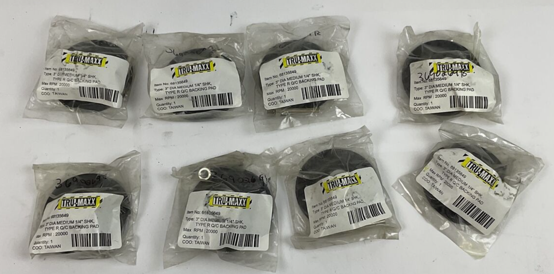 TRU-MAXX 68135649 DISC BACKING PAD 3" RPM20000***LOTOF8***3