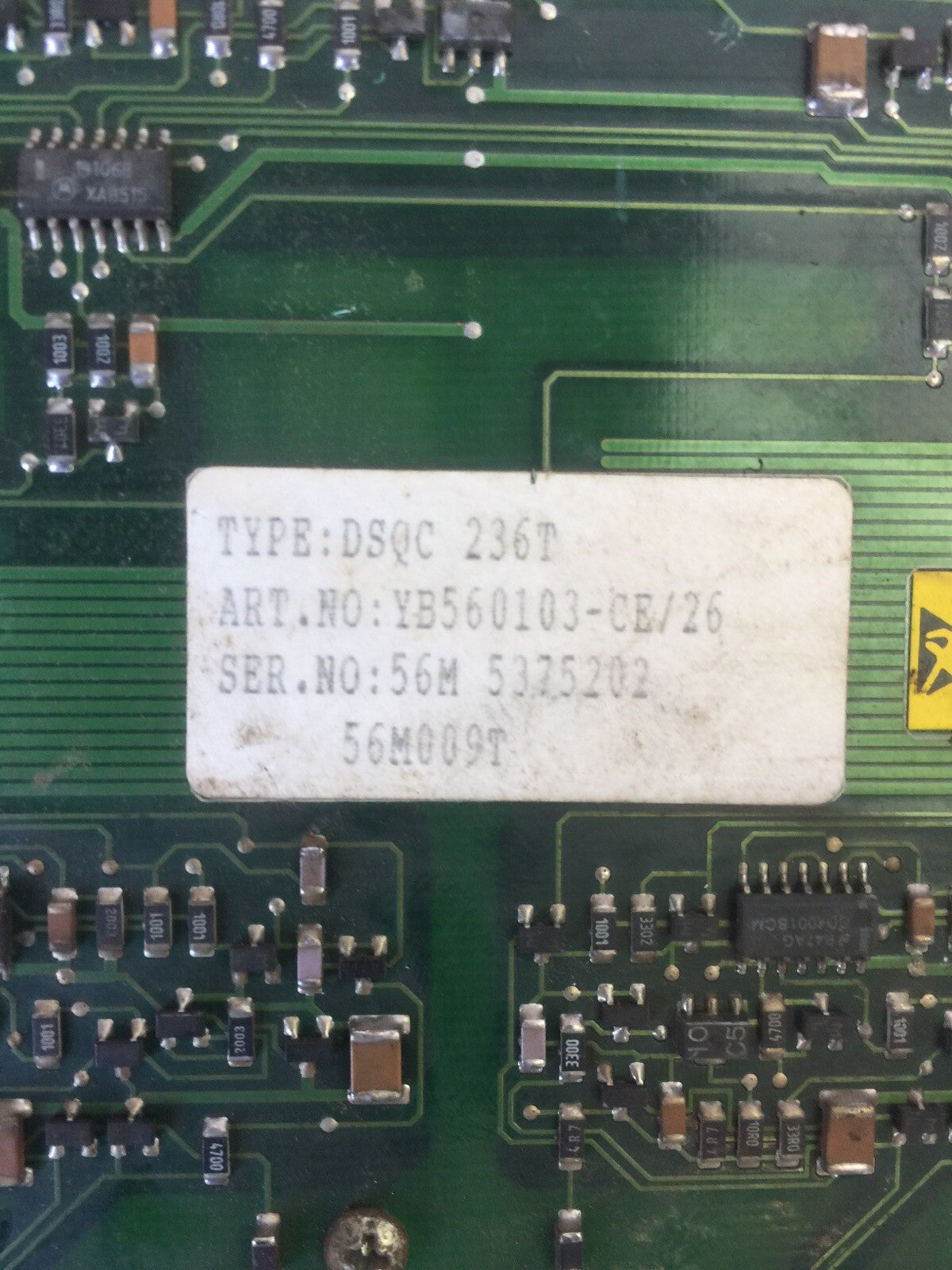 ABB DSQC 236T ROBOTIC AXIS DRIVE BOARD1