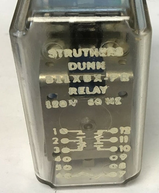 STRUTHERS-DUNN 311XBX-PR RELAY 120V 60HZ 311XBXPR0
