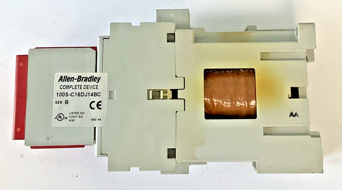 ALLEN BRADLEY 100S-C16DJ14BC CONTACTOR SER.B | 100-C16D*10 W/ 100S-F6