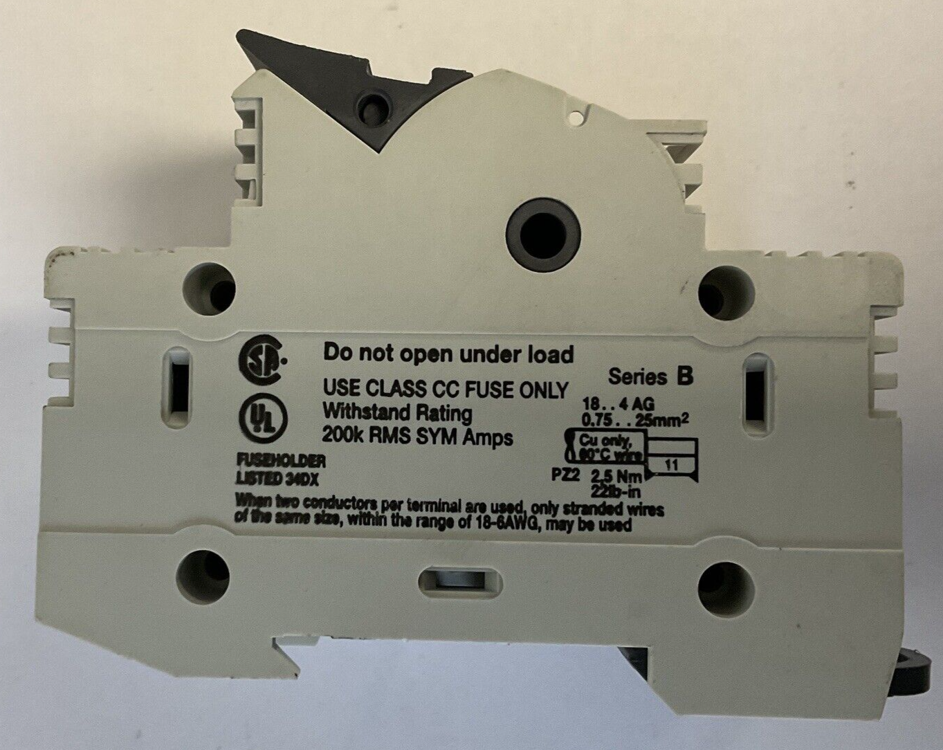 ALLEN BRADLEY 1492-FB3C30 FUSE HOLDER 30A 600VAC SER.B1