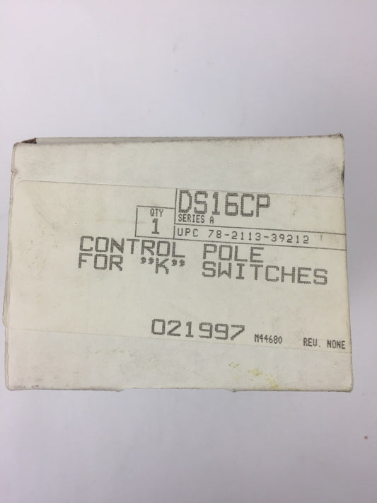 EATON DS16CP CONTROL POLE FOR "K" SWITCHES SERIES A0
