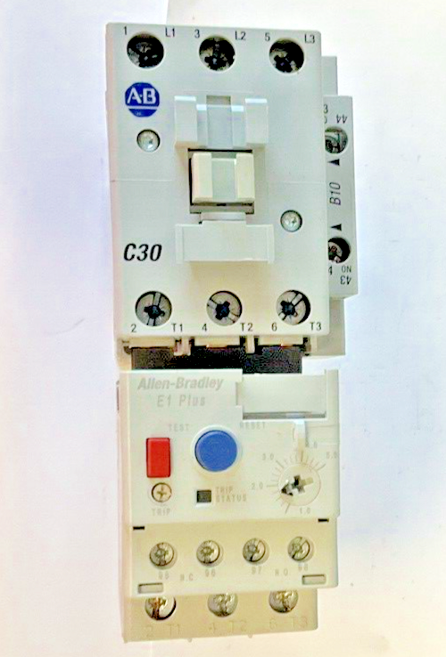 ALLEN BRADLEY 100-C30D*00C STARTER W/ 193-EECD SER.C W/ 100-S SER.B0