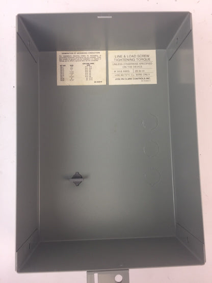 JOSLYN CLARK SYLVANIA LCL20A002-96 LIGHTING CONTACTOR 600VAC 20A COIL 24VDC 60H7