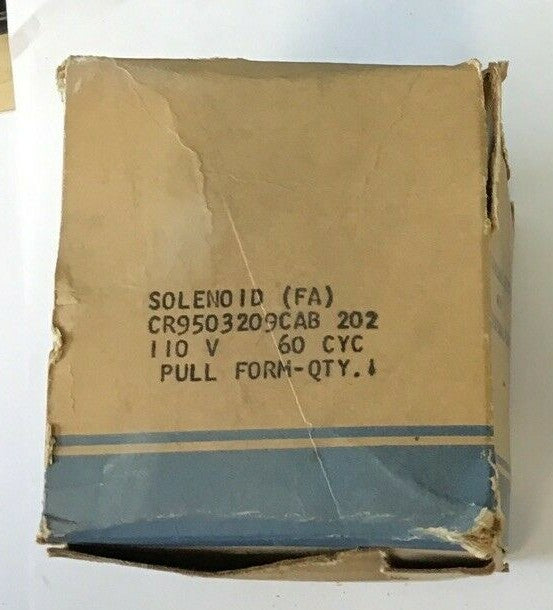 GENERAL ELECTRIC CR9503209CAB202 SOLENOID 110V 60CYC 1