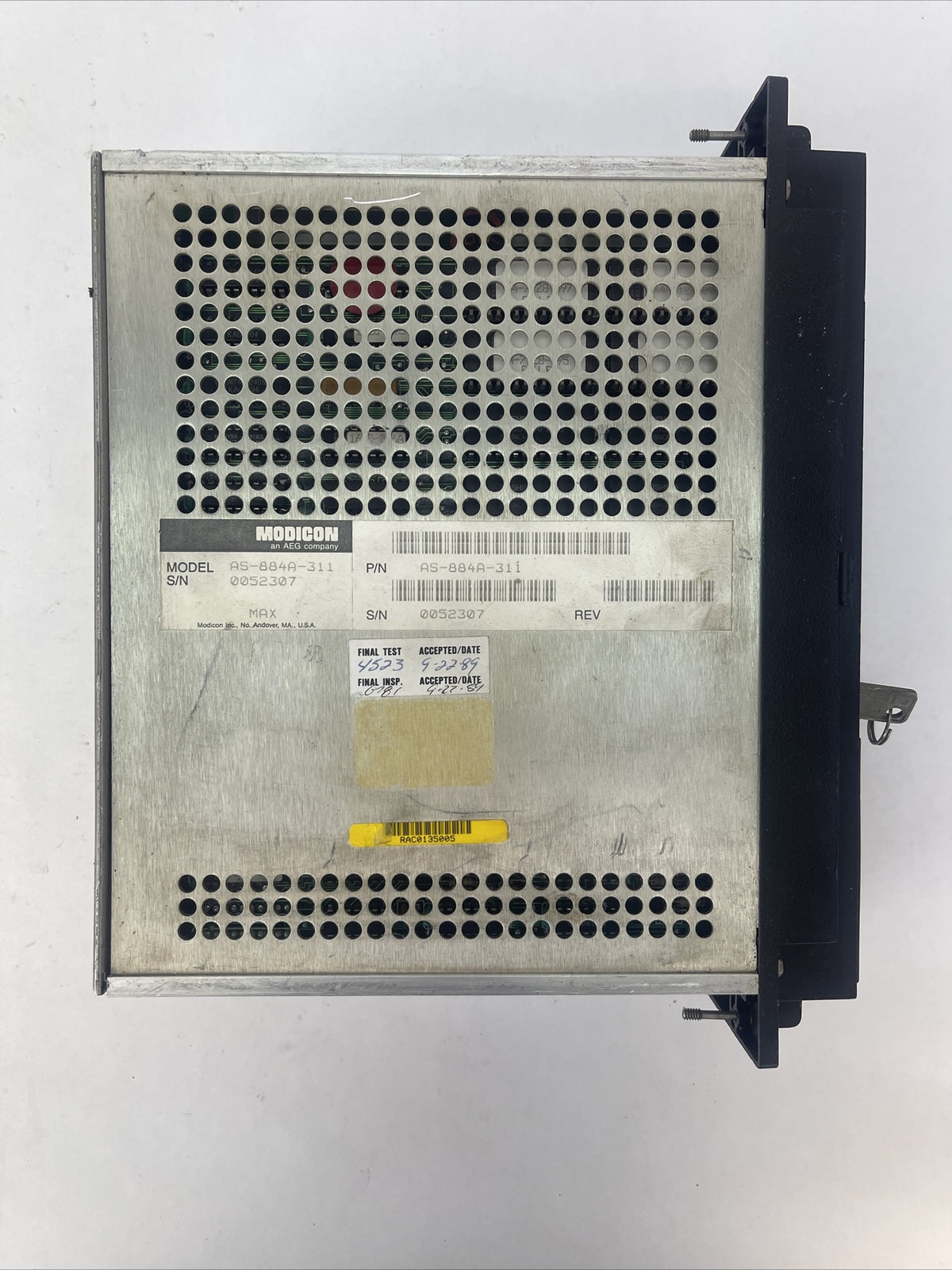 MODICON AS-884A-311 PROGRAMMABLE CONTROLLER2