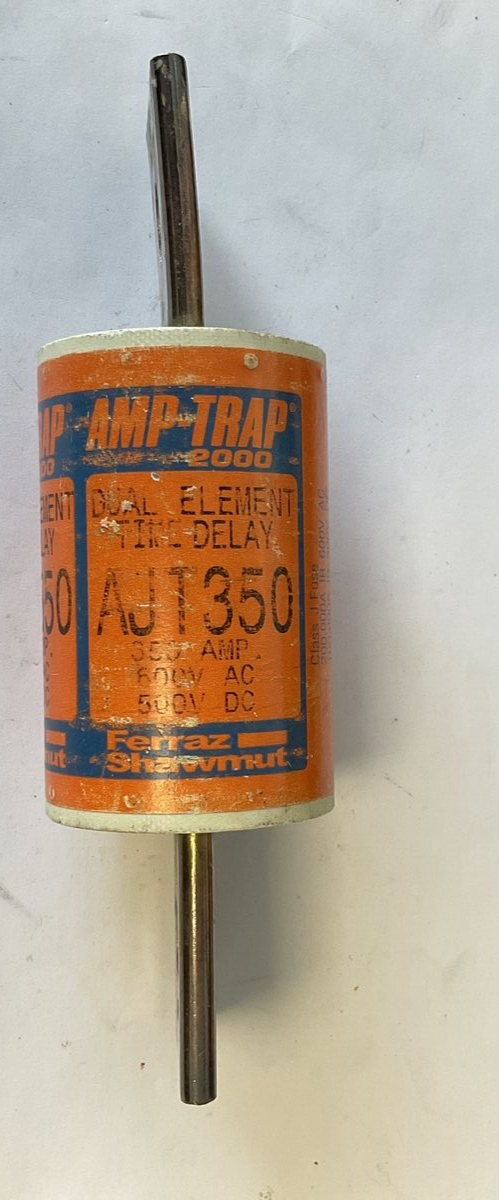 FERRAZ SHAWMUT AJT350 AMP TRAP 2000 600VAC 500VDC 350A CLASS J0