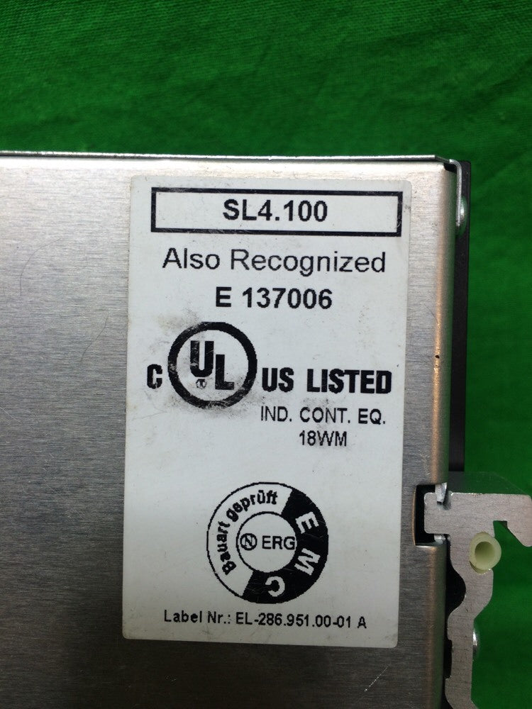 PULS POWER SUPPLY SL4.100 24 VDC3
