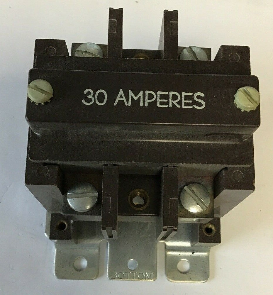 CUTLER HAMMER MAGNETIC A.C. CONTACTOR 9560H390 30A 208/240VAC 50-60CY 2POLE0