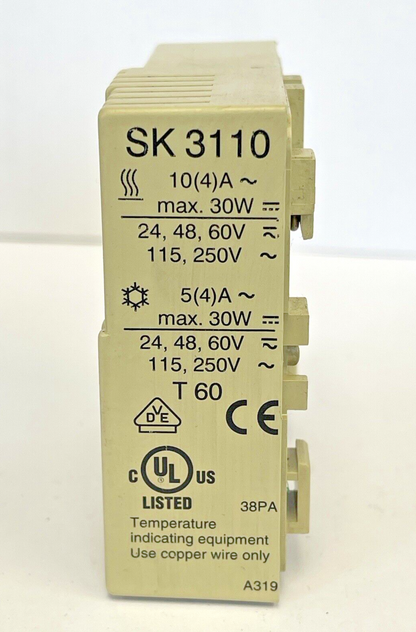 RITTAL - SK3110 -THERMOSTAT TEMPERATURE CONTROLLER - 24,48,60V / 115,250V 30W1