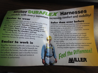 MILLER 851 / 18566552019 UNIVERSAL NYLON DURAFLEX HARNESS - NEW SURPLUS11