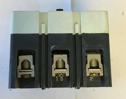 WESTINGHOUSE HMCP015E0  CIRCUIT PROTECTOR SER.C 15AMP 3POLE 600VAC-250VDC 5