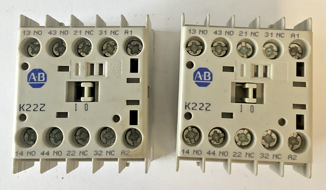 ALLEN BRADLEY 700-K22Z-*  CONTROL RELAY SER.B 600VAC 10A ****LOTOF2****0