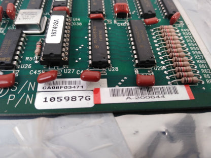 NORDSON 8 CHANNEL I/0 BOARD 105987G1