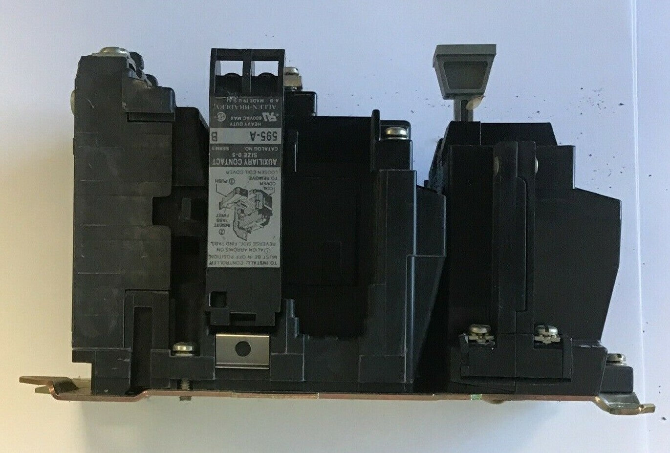 ALLEN BRADLEY 509-BOD STARTER SIZE 1 SER.B W/CB236 COIL W/O HEATER7