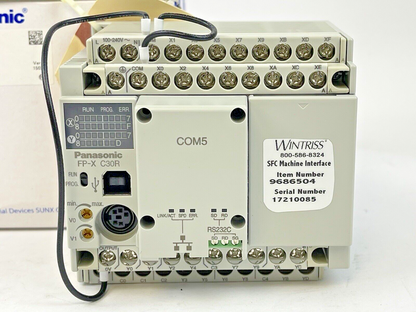 PANASONIC AFPX-C30R-CONTROL UNIT FP-X C30R / AFPX-COM5 -PROGAMMABLE CONTROL UNIT5