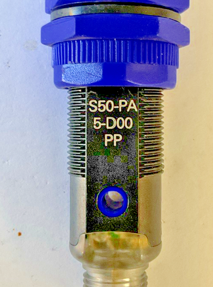 DATALOGIC S50-PA 5-D00 PP PHOTOELECTRIC SENSOR CLASS2 30VDC***LOTOF7***2