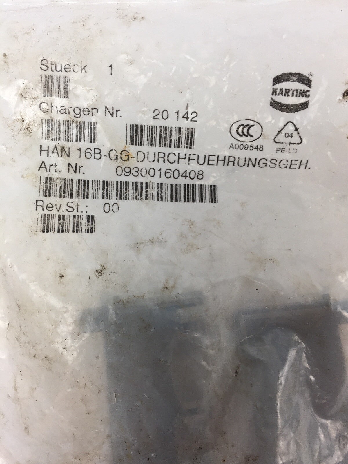 HARTING HAN 16B-GG-DURCHFUEHRUNGSGEH1