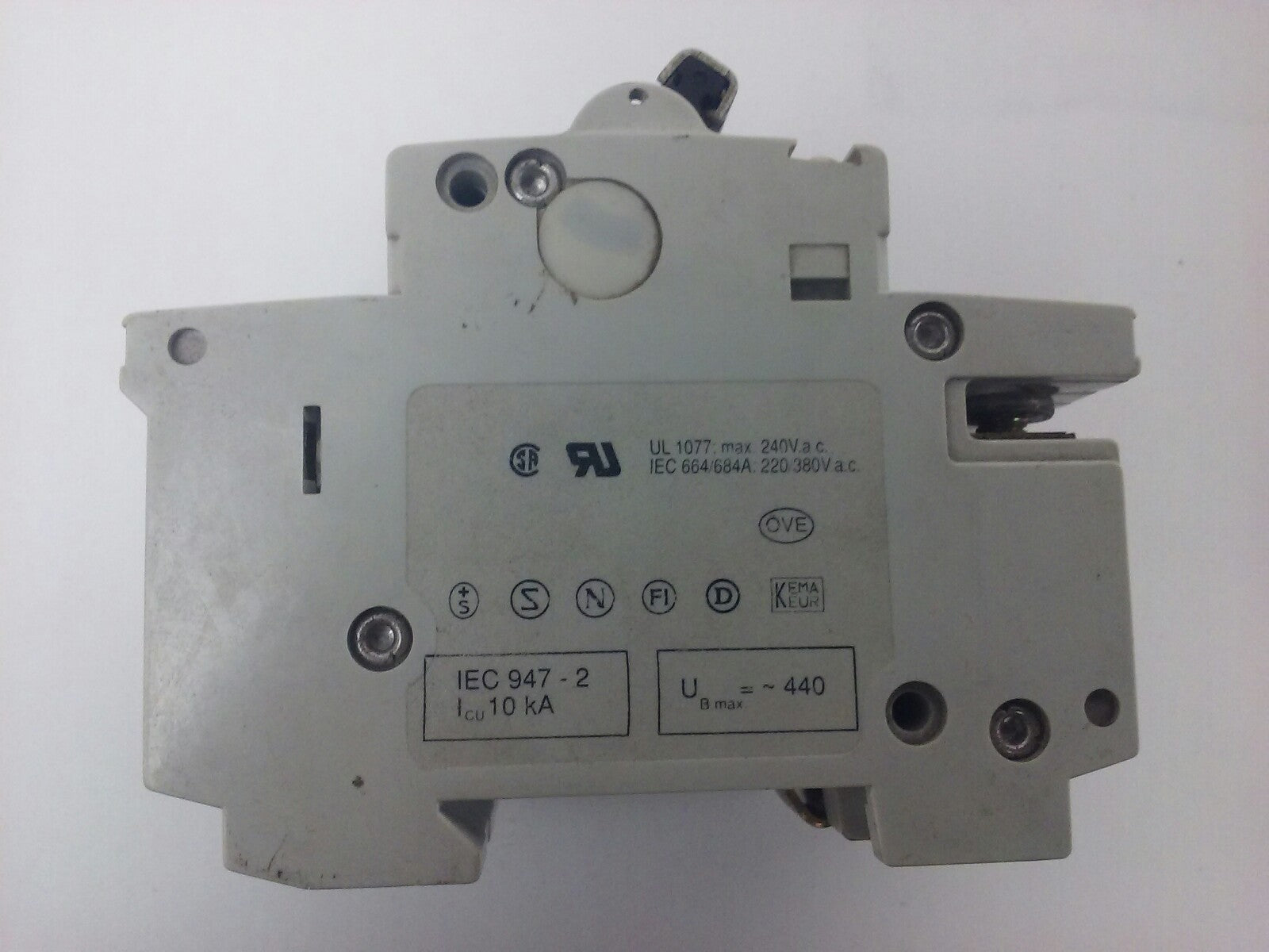 ABB, S253, CIRCUIT BREAKER, L 10A, Nr.15, 3P, 220/380VAC, MAX 240VAC, 10KA,  NEW4