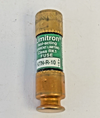 BUSSMANN - *BOX OF 4* - KTN-R-10 - 10 AMP, 250 VAC, FAST-ACTING, CURRENT-LIMIT2