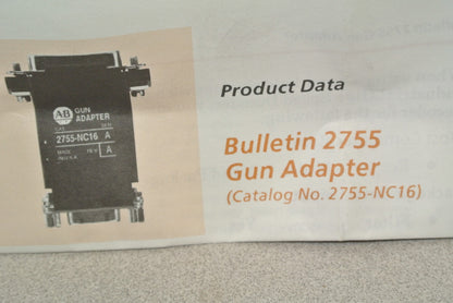 ALLEN-BRADLEY 2755-NC16 GUN ADAPTER for 2755-G2 / 2755-DM9 SCANNERS NEW SURPLUS5
