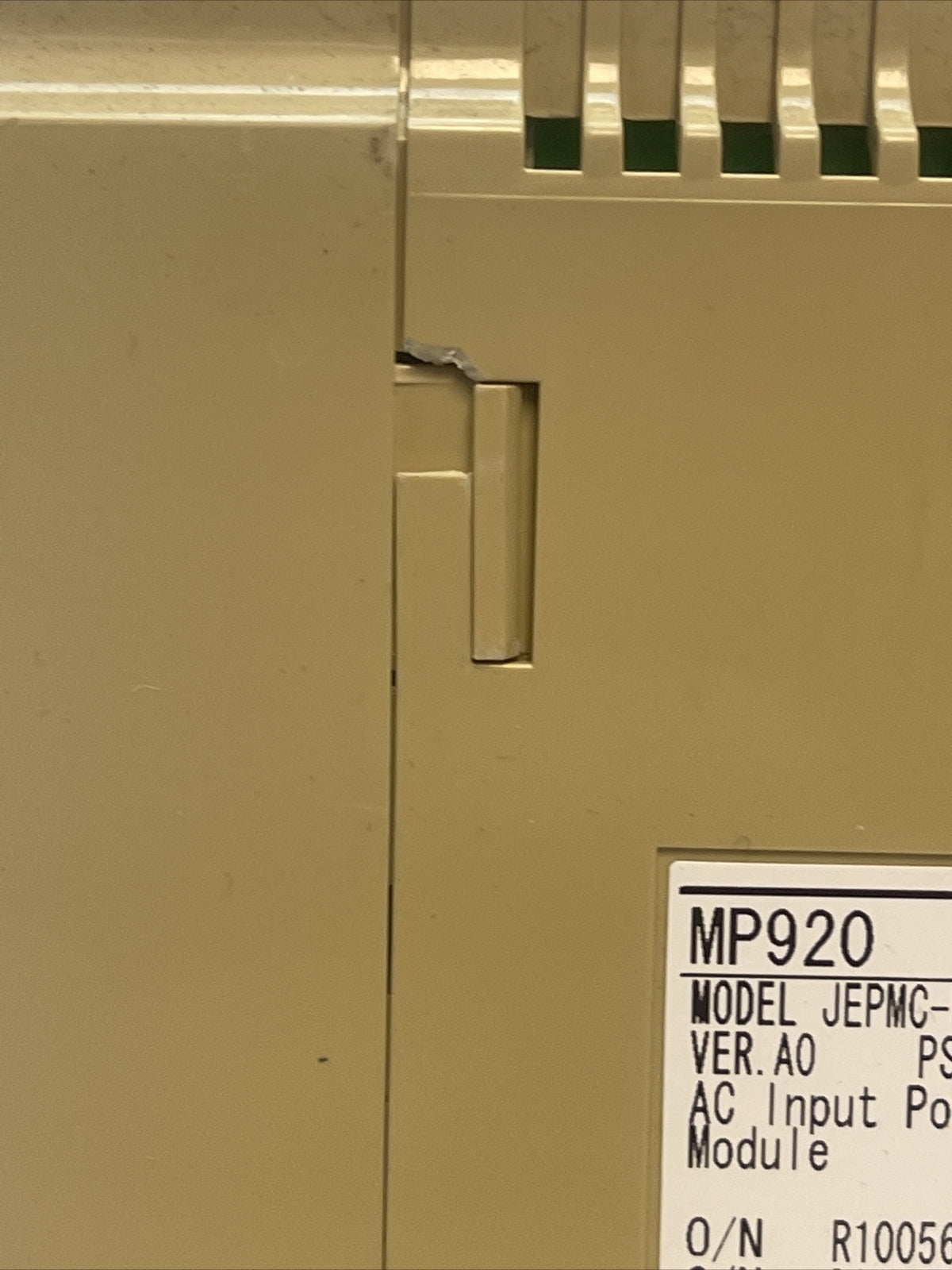 YASKAWA JEPMC-PS210 VER. A0 PS-01 AC INPUT POWER SUPPLY MODULE MP9203