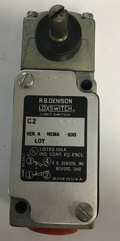 GOULD C2 JK528 LIMIT SWITCH SERIES A NEMA A600 2