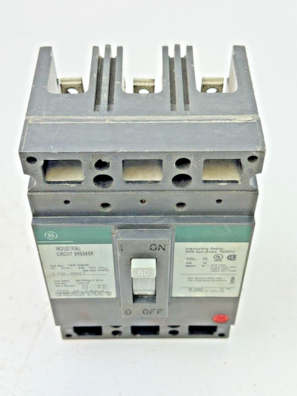GE - TEB132060 - INDUSTRIAL CIRCUIT BREAKER  - 60 A, 240 VAC, 250 VDC, 3 POLE5