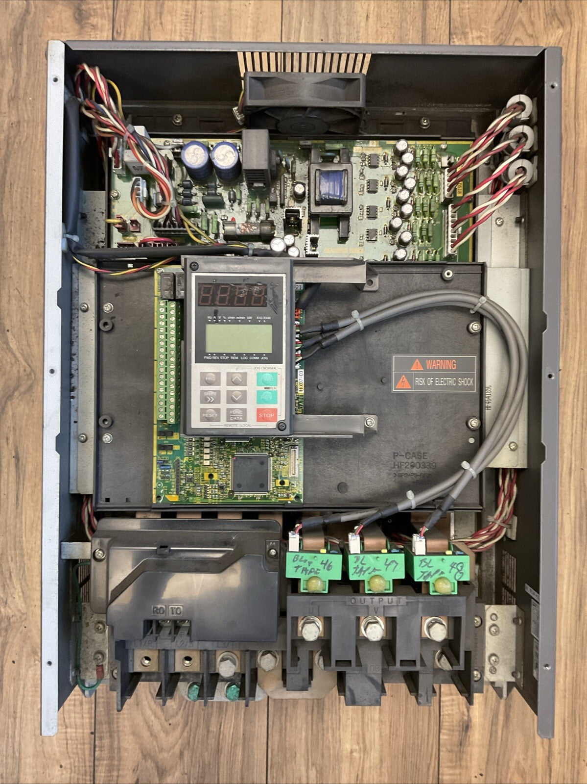 FUJI FRN050G11S-4UX FRENIC 5000G11 DRIVE OUTPUT 3PH 380-460V 50HP 75A INPUT 3PH6