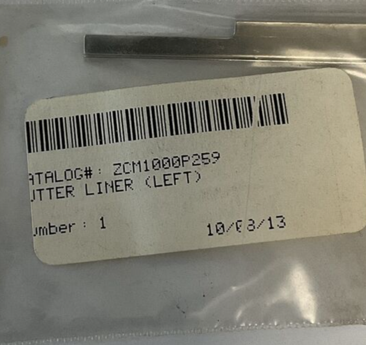ZCM1000P258 CUTTER LINER (LEFT) ***LOTOF20***2