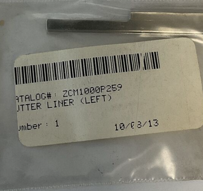 ZCM1000P258 CUTTER LINER (LEFT) ***LOTOF20***2