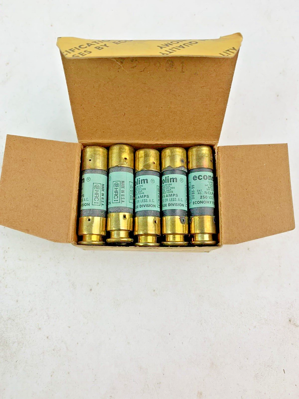 Economy Fuse - Econolim - NCLR 5 - 5A, 250V Fuse "Lot of 10"1