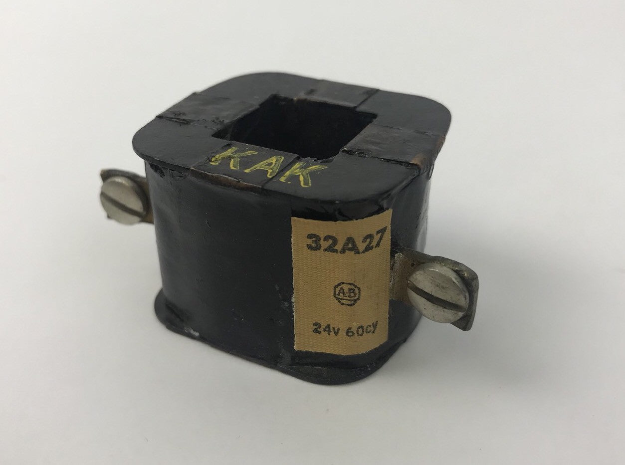 ALLEN BRADLEY 32A27 COIL 24V @ 60HZ, NEW NO BOX, INSPECTED0