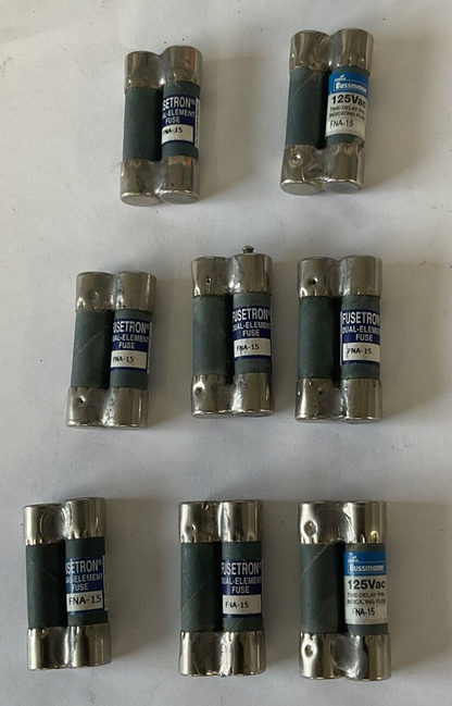 FUSETRON FNA-15 FUSE 125V ***LOTOF8***0
