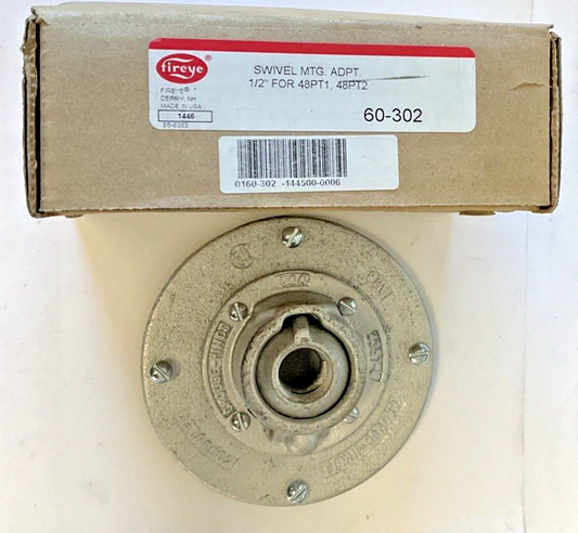 FIREYE 60-302 SWIVEL MOUNTING ADAPTER 1/2"0
