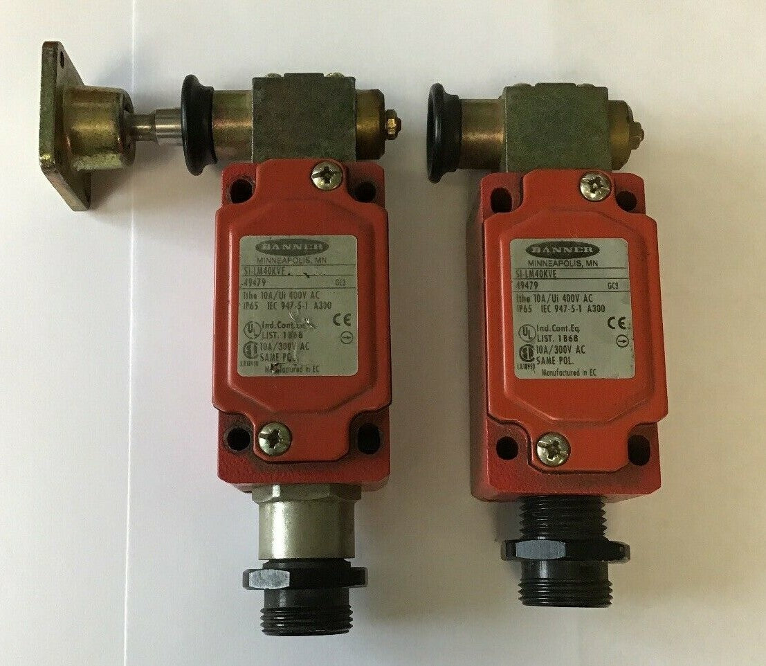 Banner SI-LM40KVE Interlock Body 49479 10A/Ui 400VAC ***(LOTOF2)***0