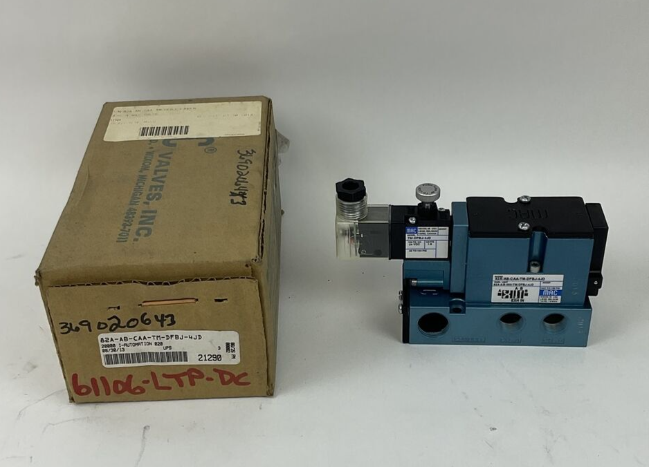 MAC VALVES 82A-AB-CAA-TM-DFBJ-4JD VALVE 25-150PSI 24VDC0