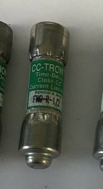 BUSSMAN FNQ-R-1/2 CC-TRON 600VAC 200KA FUSES ***LOTOF6***0