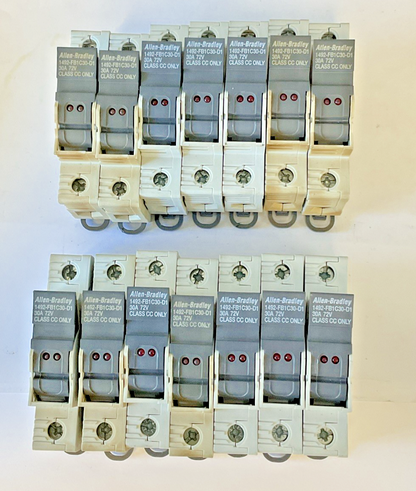 ALLEN BRADLEY 1492-FB1C30-D1 FUSE HOLDER SER.B 30A 72V  ***LOTOF14***0