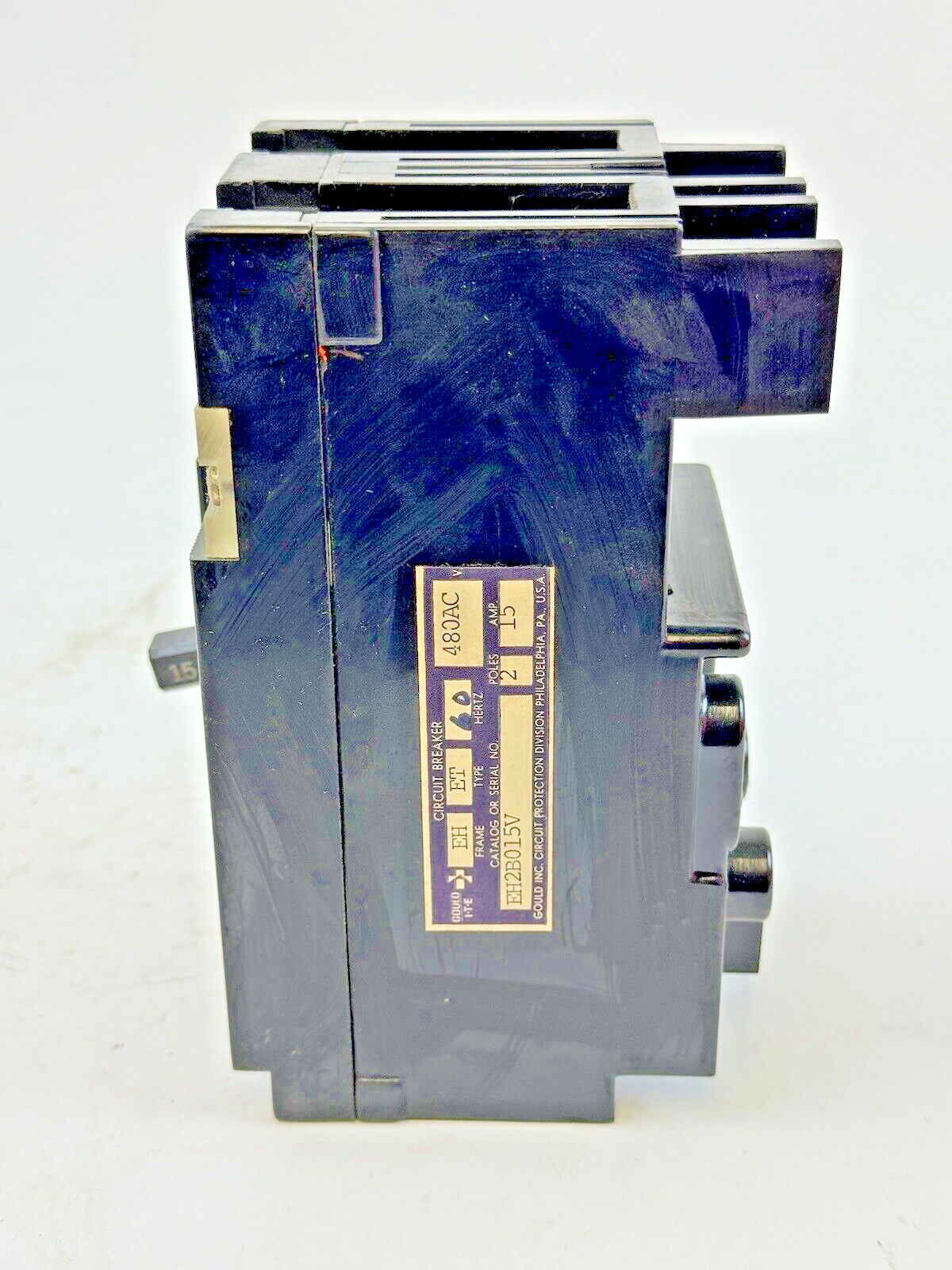 GOULD / ITE - EH2B015V - MOLDED CASE CIRCUIT BREAKER - 2 POLE/480 VAC/ 15A - NEW5
