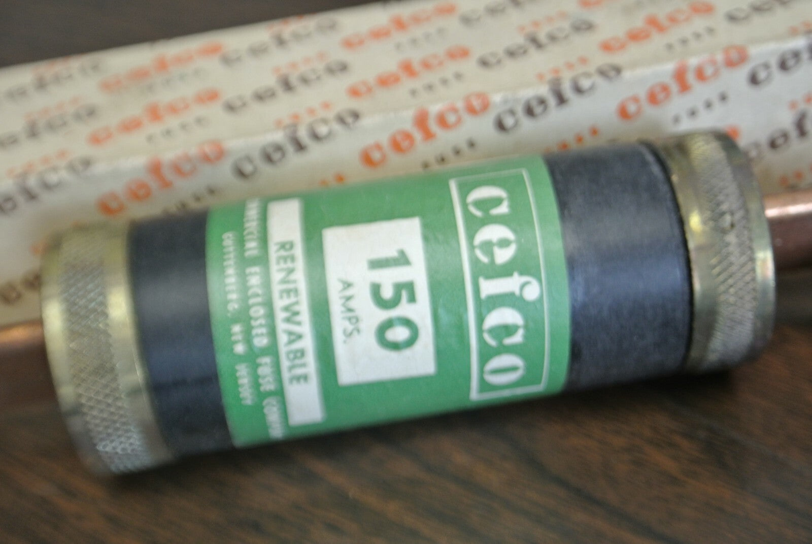 CEFCO R150 TIME LAG RENEWABLE FUSE / 250V / 150A / NEW SURPLUS / REN-150?2