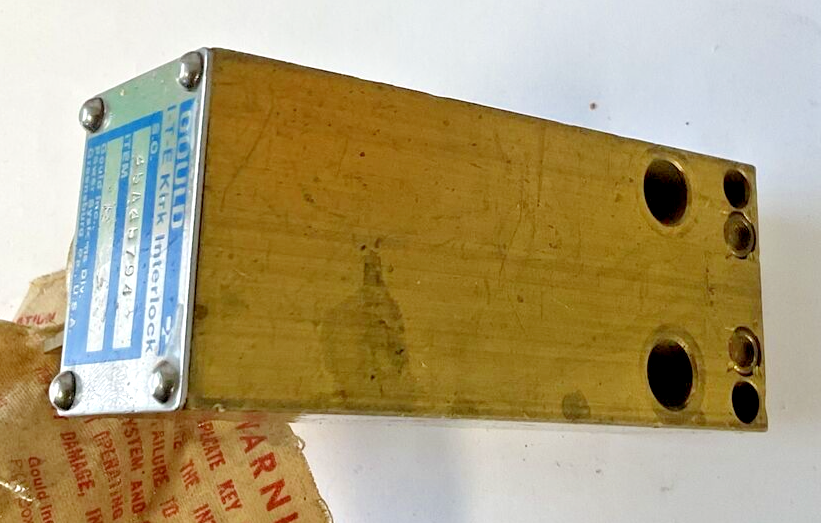 GOULD 45A45794 KIRK INTERLOCK ITEM E DOUBLE KEYED3