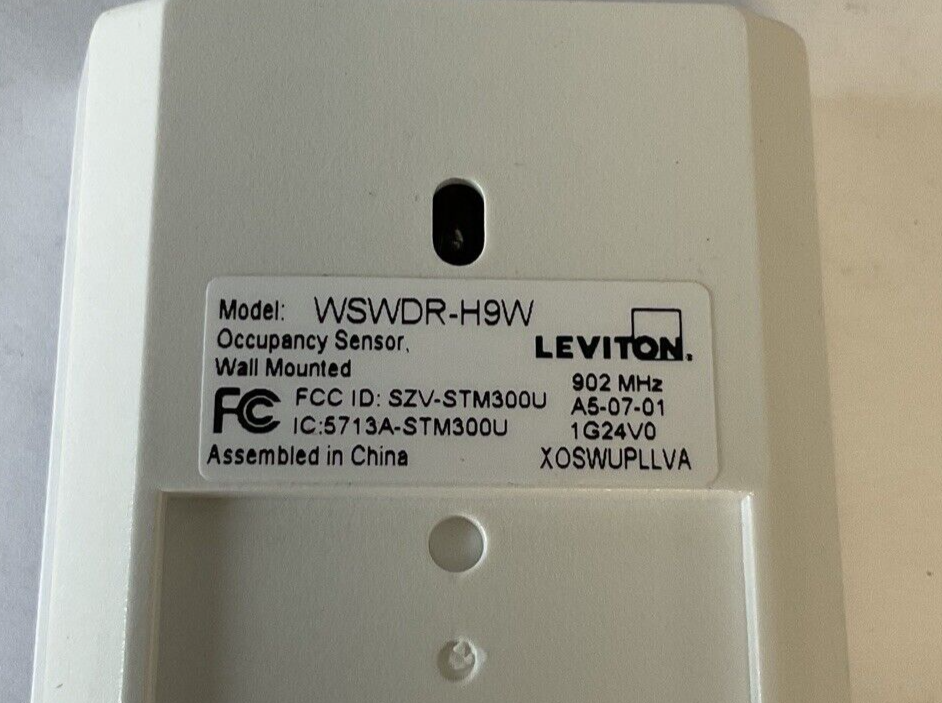 LEVITON WSWDR-H9W MOTION SENSOR5