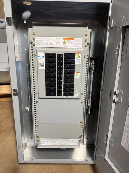 EATON PRL1a 100AMP 208Y/120V 3PH PANELBOARD W/ 20A (18)CIRCUIT BREAKERS4