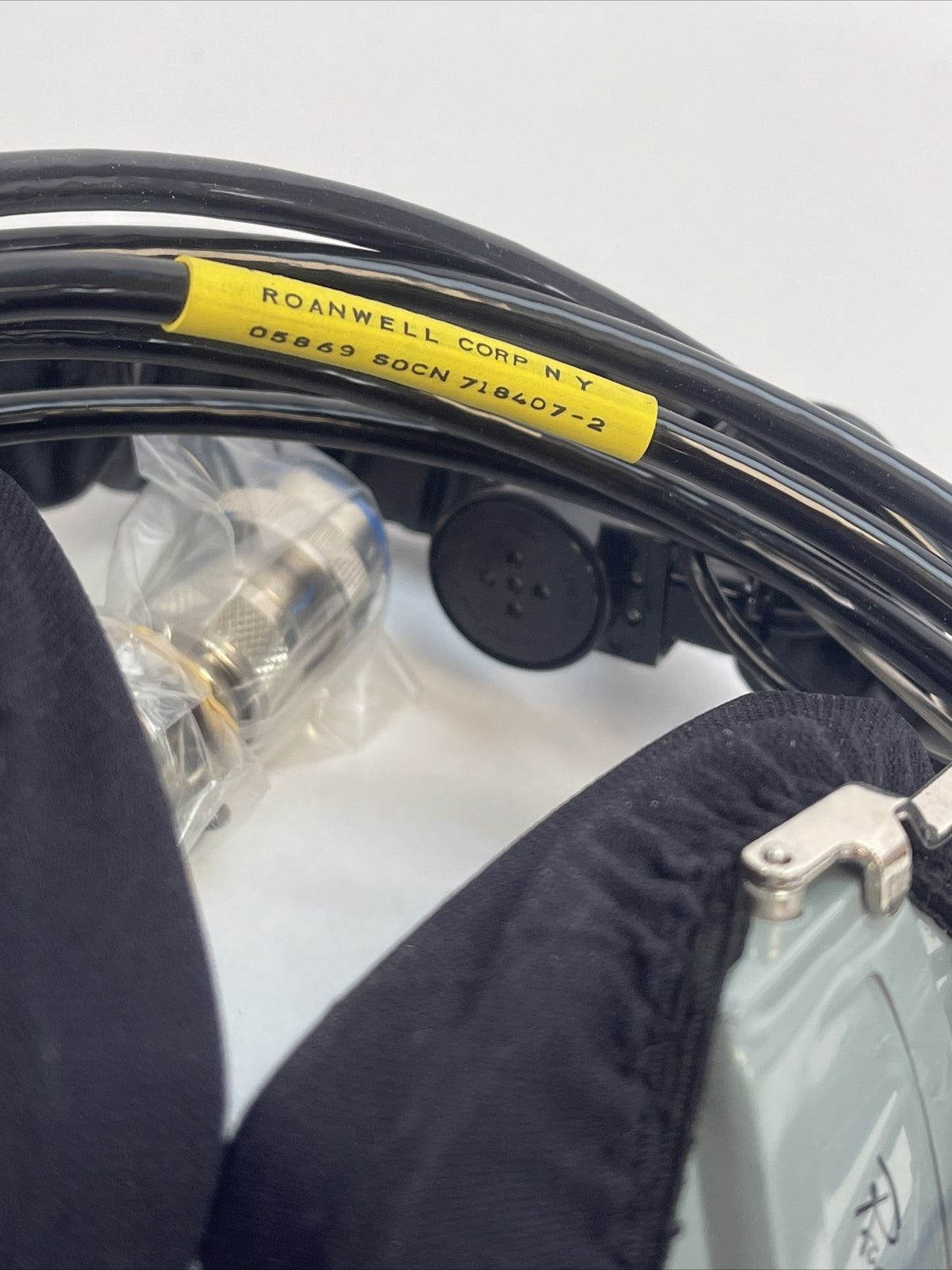 ROANWELL 491-159-006-694 AIRCRAFT HEADSET MICROPHONE ASSEMBLY 000-0718407-0023