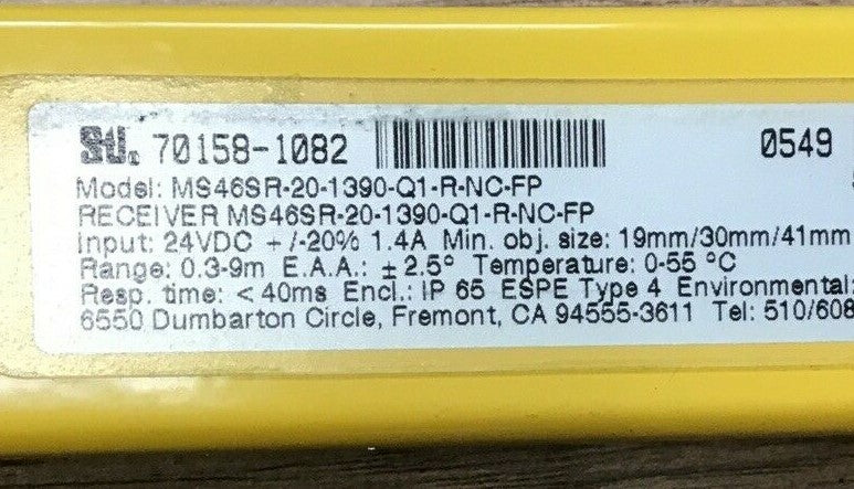 STI 70158-1082 RECEIVER W/ STI 70157-1013 TRANSMITTER 24VDC 1