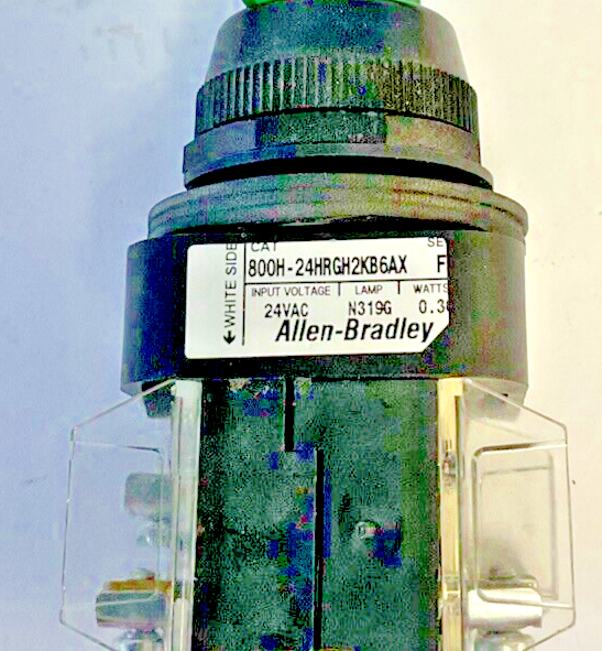 ALLEN BRADLEY 800H-24HRGH2KB6AX SELECTOR SWITCH SER F 24VAC 0.30WATTS2